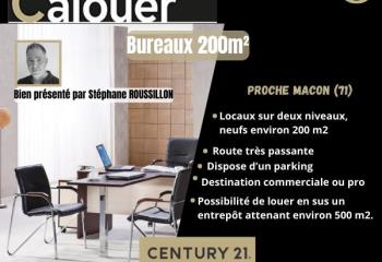 Location bureau Mâcon (71000) - 200 m²