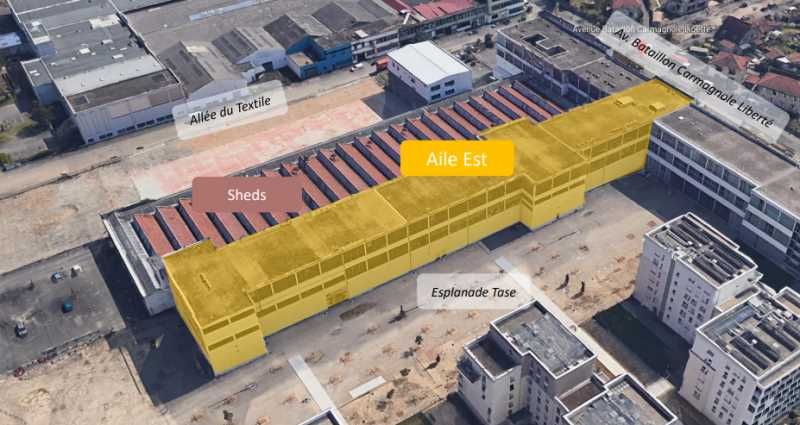 Vente locaux commerciaux 8273 m² divisibles à partir de 346 m²