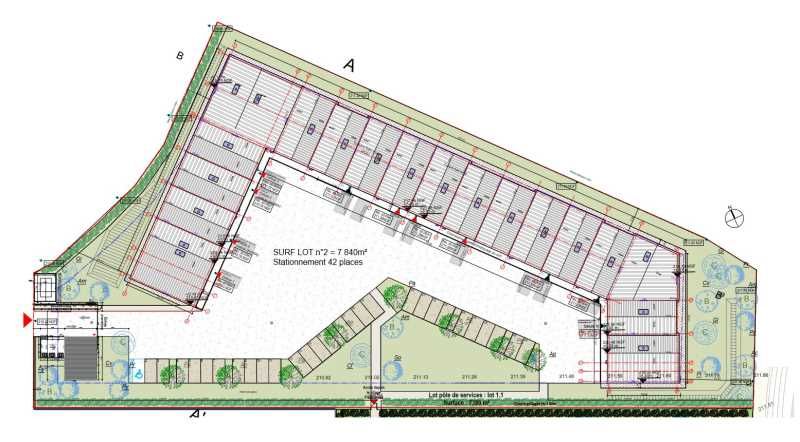 Location entrepots 99 m² non divisibles