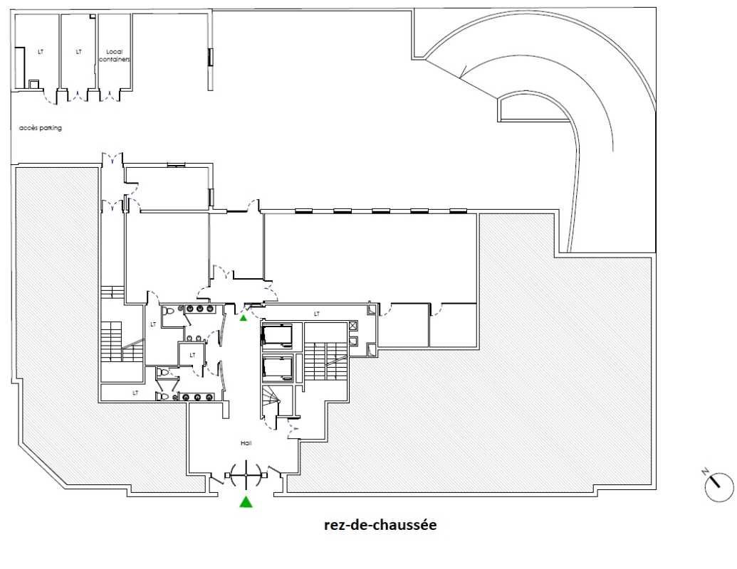 Location bureaux 3590 m² divisibles à partir de 297 m²
