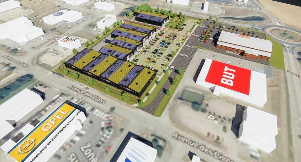 Location local commercial 460 m² divisibles à partir de 318 m²