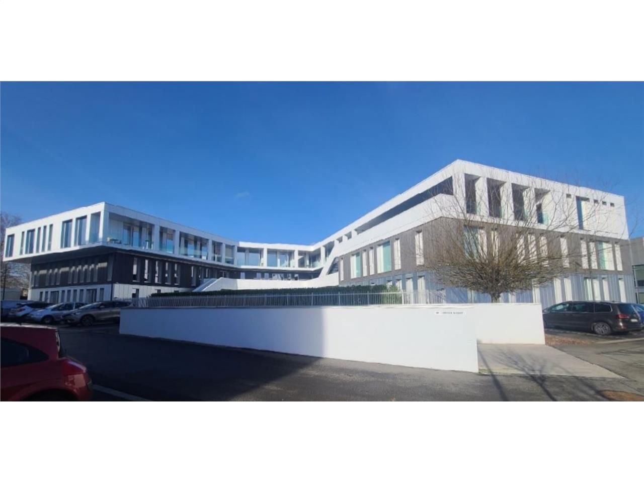 L'immeuble B1 développe sur trois niveaux déployé