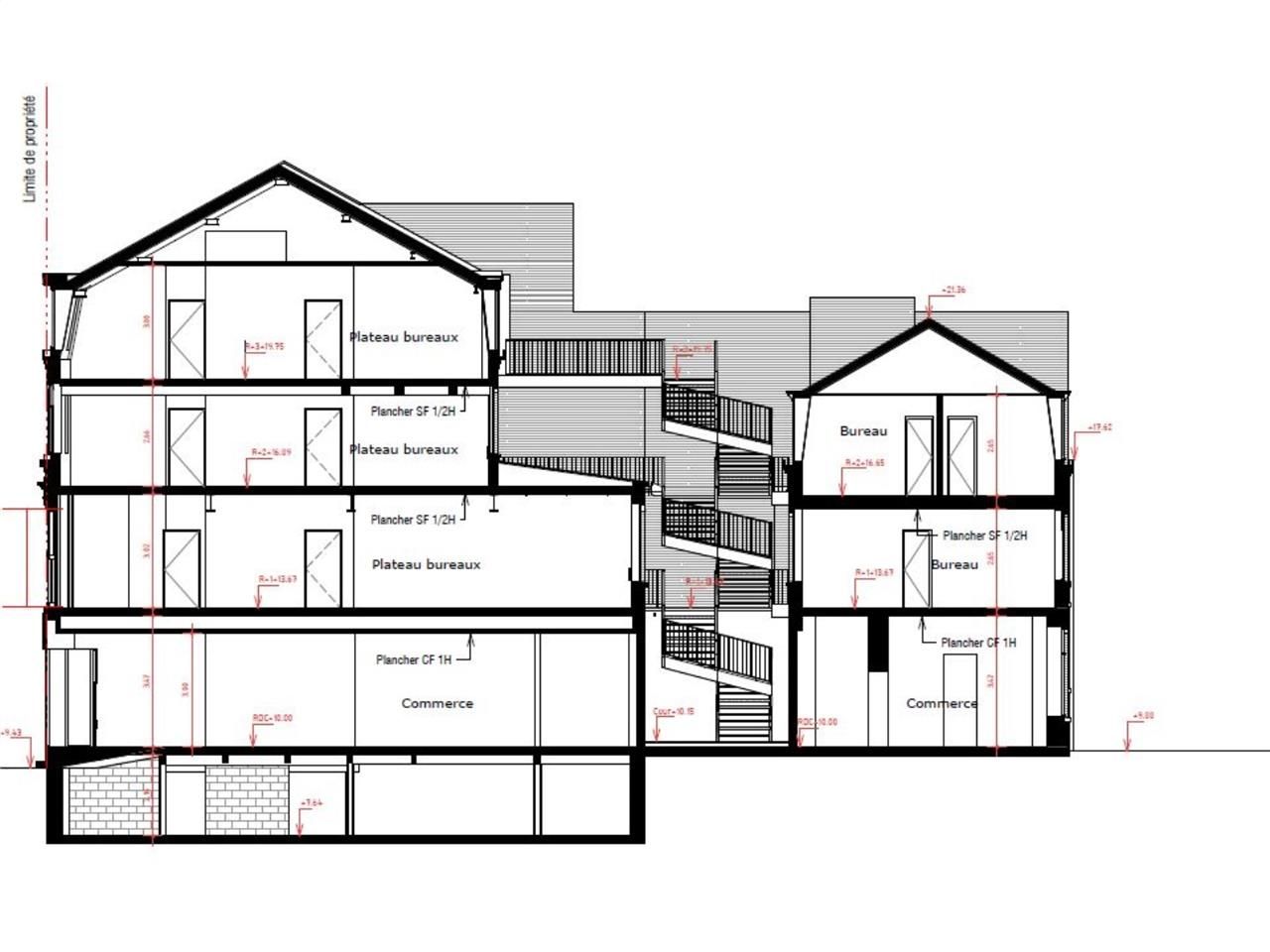 Location bureaux 500 m² divisibles à partir de 80 m²