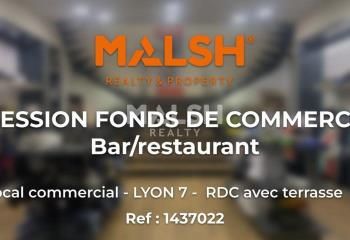 Bar/restaurant avec terrasse à vendre Lyon 7