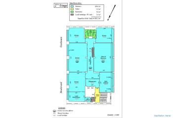 Location bureaux Paris 16 - Proche Porte d'Auteuil et Métro Exelmans