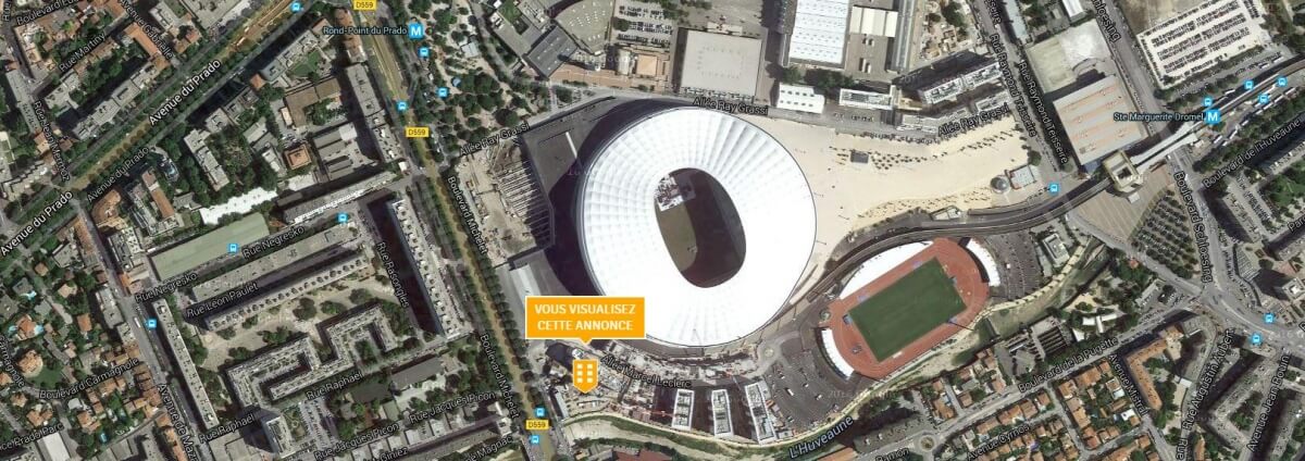 location bureaux Stade Vélodrome Marseille