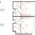 Location de bureau de 146 m² à Marseille 15 - 13015 plan - 1