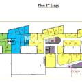 Location de bureau de 107 m² à Rillieux-la-Pape - 69140 plan - 2