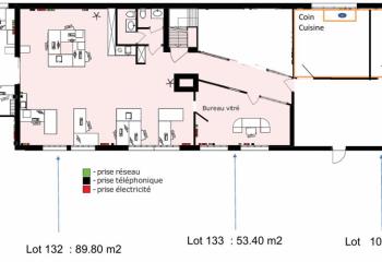 Location bureau Asnières-sur-Seine (92600) - 258 m²