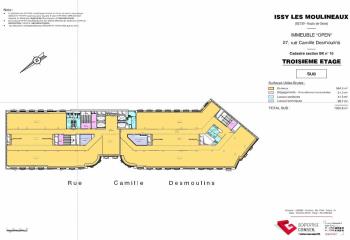 Location bureau Issy-les-Moulineaux (92130) - 9381 m² à Issy-les-Moulineaux - 92130