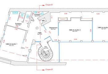 Location bureau Paris 17 (75017) - 132 m² à Paris 17 - 75017