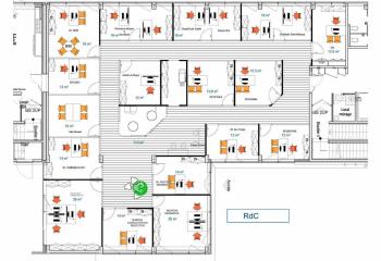 Location bureau Tours (37100) - 396 m²