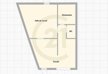 Location local commercial Lons-le-Saunier (39000) - 48 m² à Lons-le-Saunier - 39000