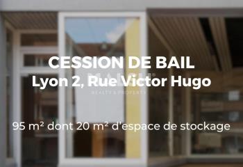 Location local commercial Lyon 2 (69002) - 95 m² à Lyon 2 - 69002