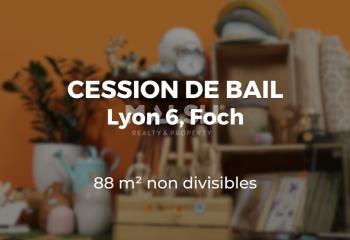 Location local commercial Lyon 6 (69006) - 88 m² à Lyon 6 - 69006