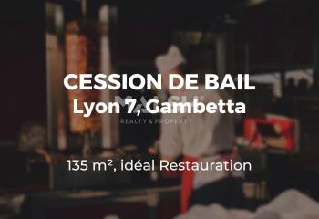 Location local commercial Lyon 7 (69007) - 135 m² à Lyon 7 - 69007