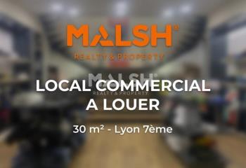 Location local commercial Lyon 7 (69007) - 30 m² à Lyon 7 - 69007