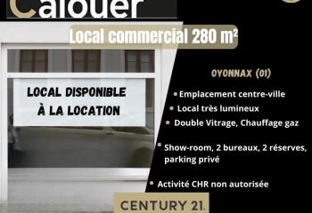 Location local commercial Oyonnax (01100) - 280 m²