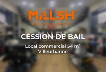 Location local commercial Villeurbanne (69100) - 54 m² à Villeurbanne - 69100