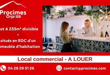 Location local commercial Viviers-du-Lac (73420) - 233 m²
