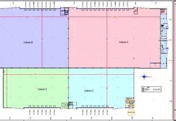 Location entrepots 3901 m² non divisibles