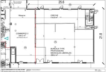 Bureau à vendre Lille (59000) - 720 m² à Lille - 59000