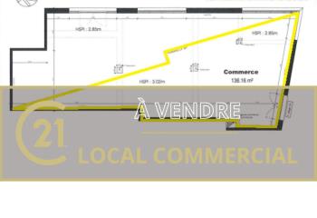 Local commercial à vendre Caen (14000) - 136 m² à Caen - 14000