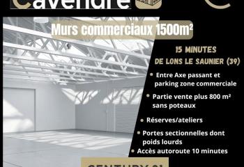 Local commercial à vendre Lons-le-Saunier (39000) - 1500 m² à Lons-le-Saunier - 39000