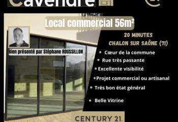 Local commercial à vendre Tournus (71700) - 56 m² à Tournus - 71700