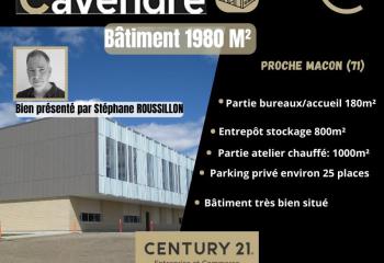 Activité/Entrepôt à vendre Mâcon (71000) - 1980 m² à Mâcon - 71000