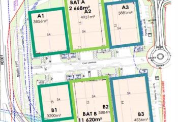 Vente entrepots 24288 m² divisibles à partir de 11620 m² à Persan - 95340