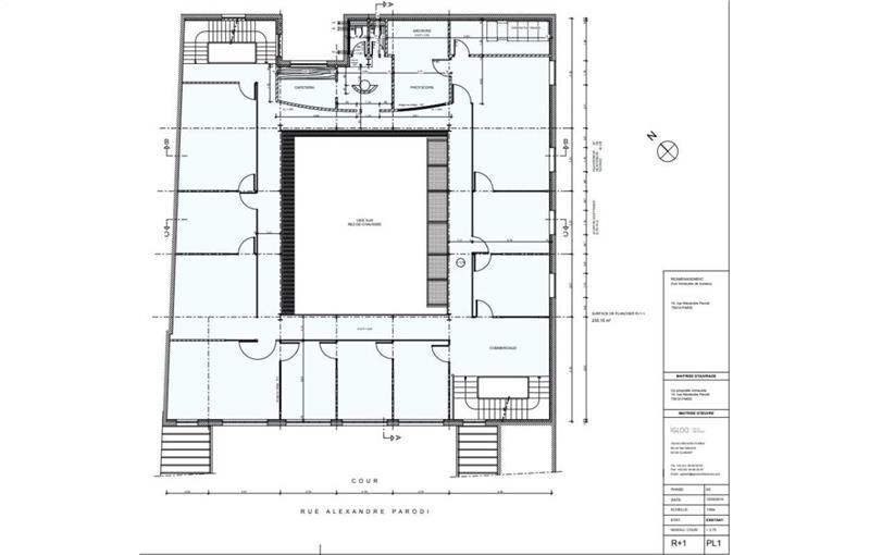 Coworking & bureaux flexibles à Paris 10 - 75010 plan - 1