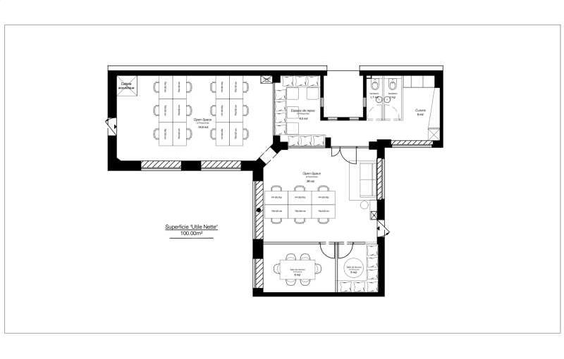 Coworking & bureaux flexibles à Paris 10 - 75010 plan - 1