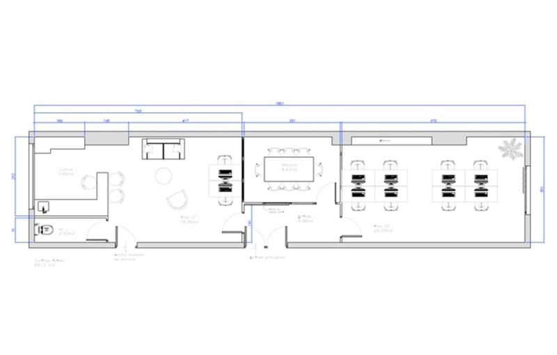 Coworking & bureaux flexibles à Paris 10 - 75010 plan - 1