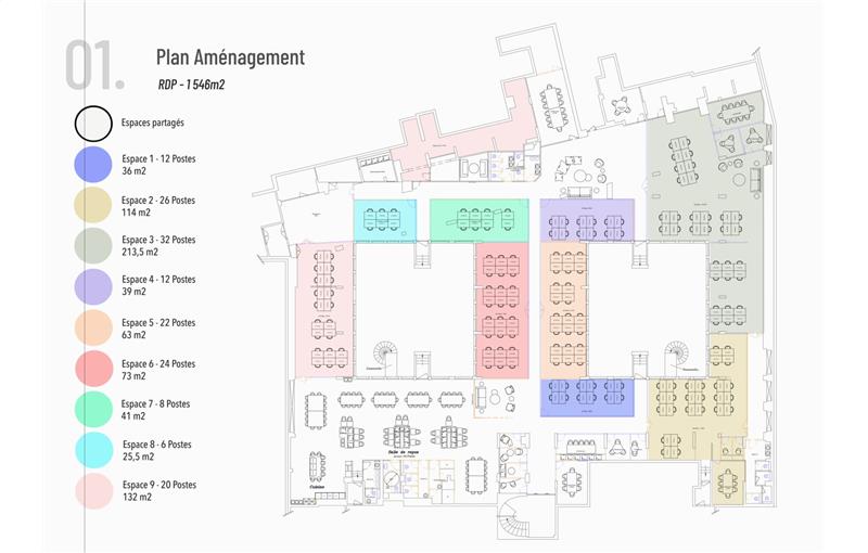 Coworking & bureaux flexibles à Paris 12 - 75012 plan - 1