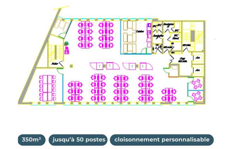 Coworking & bureaux flexibles à Paris 17 - 75017 plan - 1