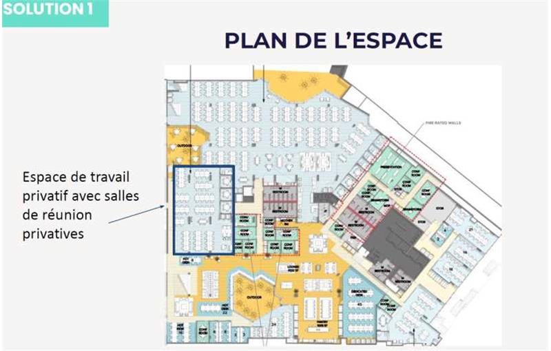 Coworking & bureaux flexibles à Paris 17 - 75017 plan - 1