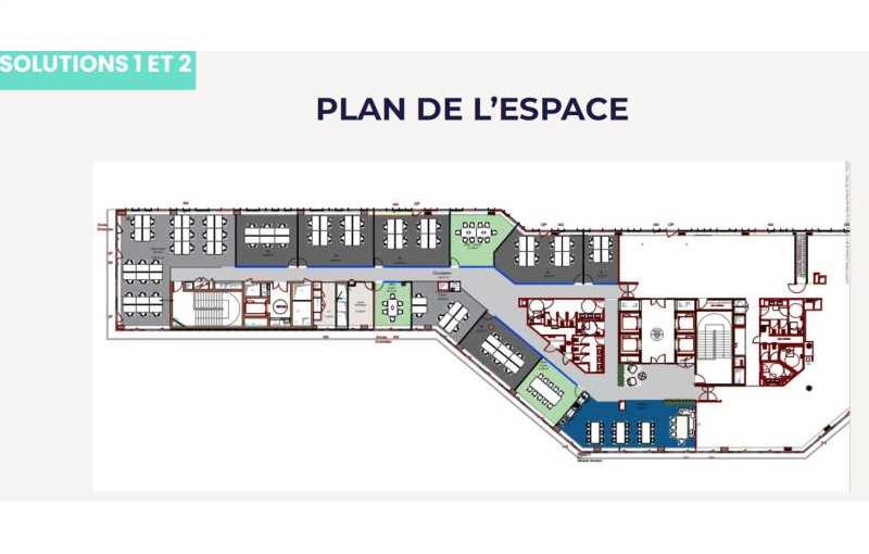 Coworking & bureaux flexibles à Paris 19 - 75019 plan - 1