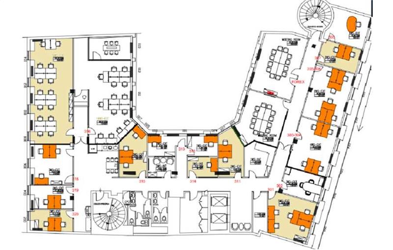 Coworking & bureaux flexibles à Paris 2 - 75002 plan - 1