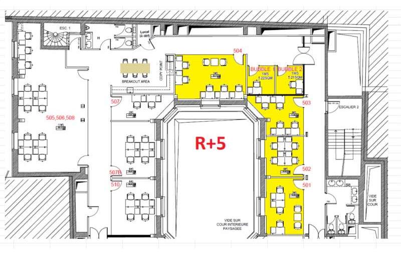 Coworking & bureaux flexibles à Paris 2 - 75002 plan - 1