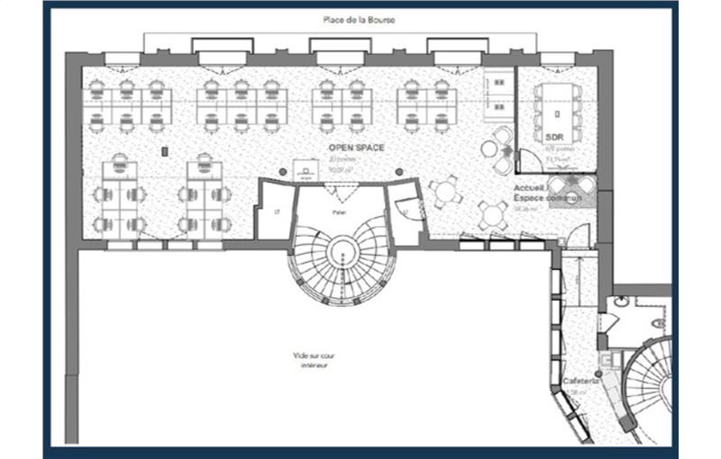 Coworking & bureaux flexibles à Paris 2 - 75002 plan - 1