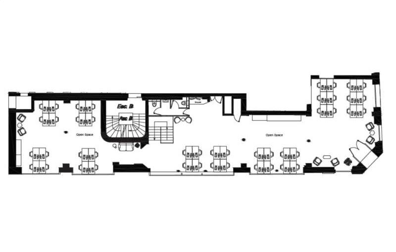 Coworking & bureaux flexibles à Paris 3 - 75003 plan - 1