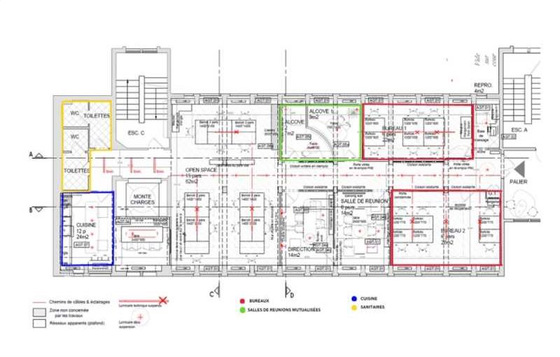 Coworking & bureaux flexibles à Paris 7 - 75007 plan - 1