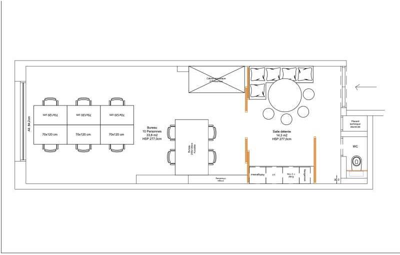 Coworking & bureaux flexibles à Paris 8 - 75008 plan - 1