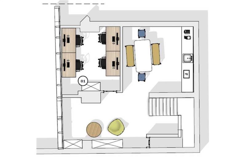 Coworking & bureaux flexibles à Paris 8 - 75008 plan - 1