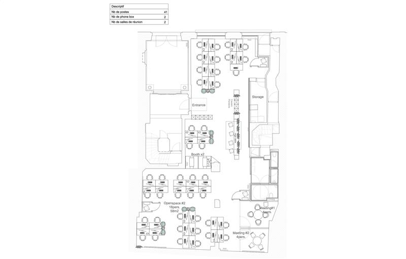 Coworking & bureaux flexibles à Paris 9 - 75009 plan - 1