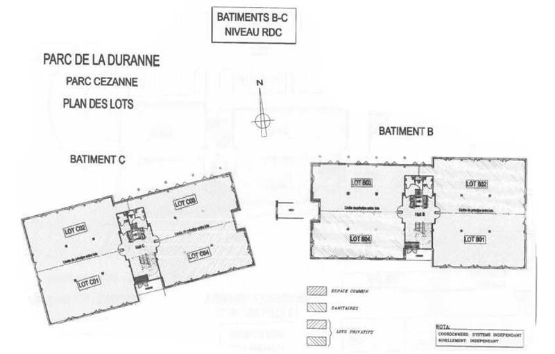 Location de bureau de 2 318 m² à Aix-en-Provence - 13100 plan - 1