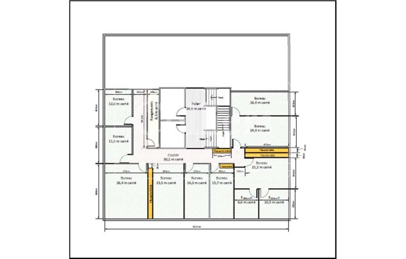 Location de bureau de 269 m² à Aix-en-Provence - 13100 plan - 1