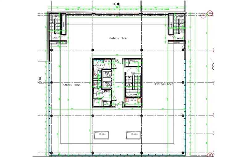 Location de bureau de 2 709 m² à Angers - 49000 plan - 1