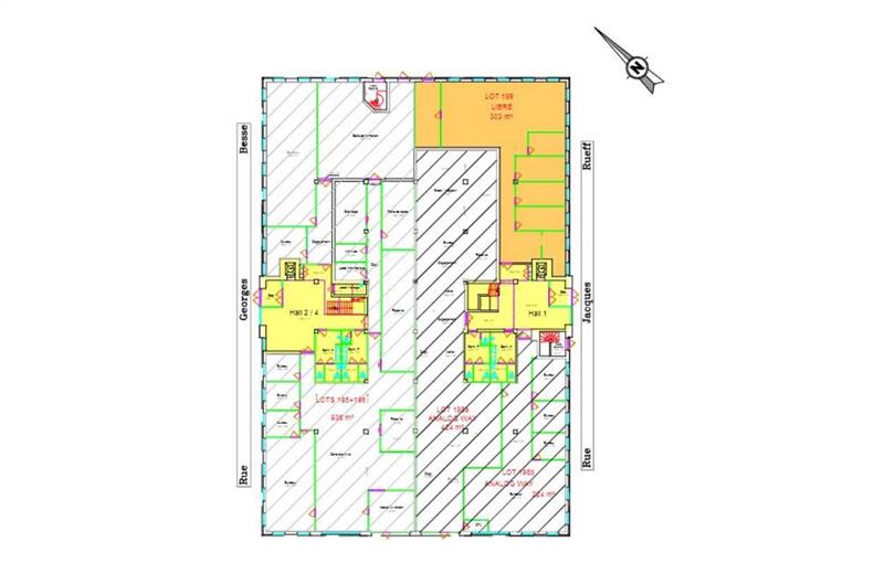 Location de bureau de 303 m² à Antony - 92160 plan - 1